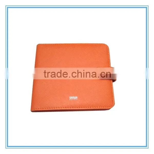 High Quality Customizable Color PVC/PU Leather Material CD Case
