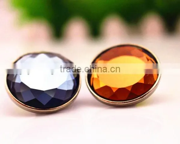 crystal factory directly sale glass stone crystal buttons for sofa
