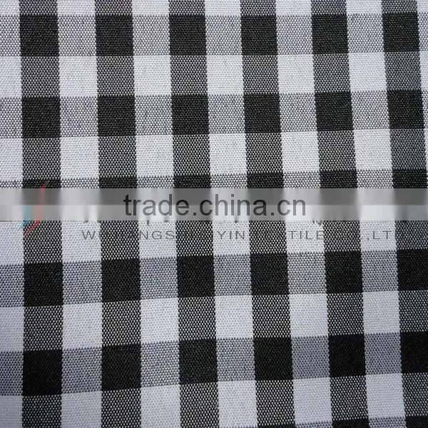 Yarn Dyed Check Workwear Shirting Fabric