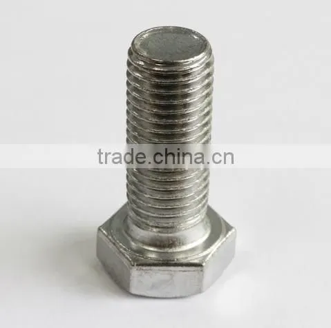 4.8grade Stainless Steel Hexagon Head Bolts DIN933 photo-3