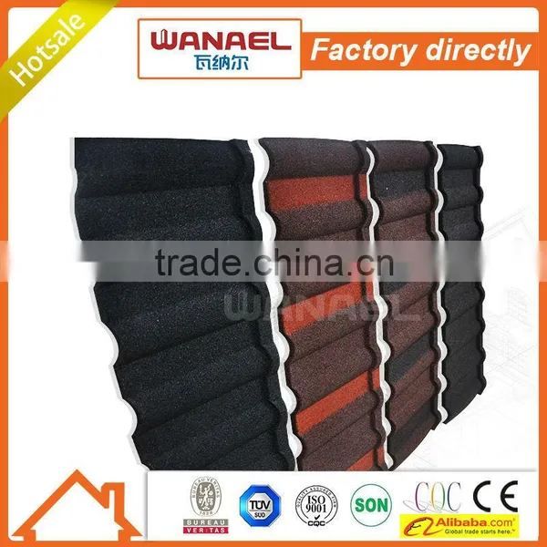Chinese Cheap Price High Quality Wanael Stone Coated Steel Roof/playground Roof photo-5