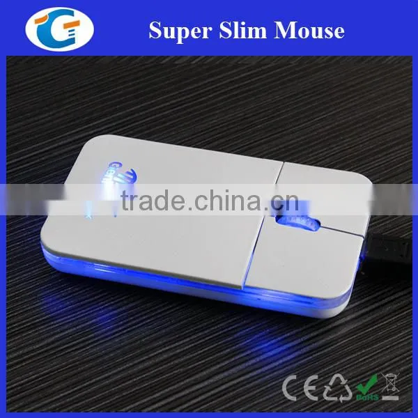 PC Laptop Wired Mini Light Up Optical Mouse With Retractable Cable photo-2