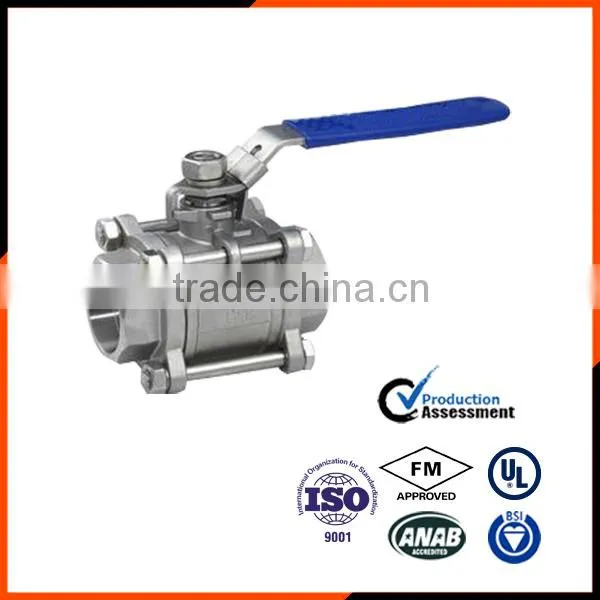 3PC SS304/316 Ball Valve Dn50 photo-2