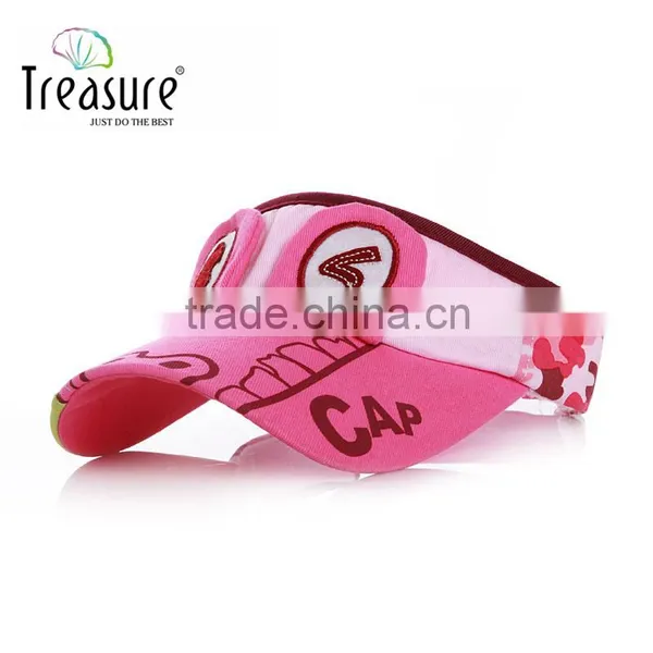 Custom Hot Selling Cartoon Lovely Animal Baby Visor Hat With Cheap Price photo-2
