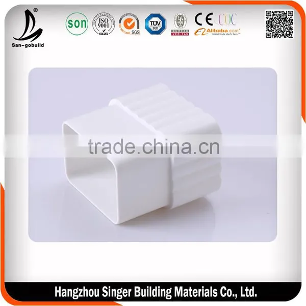 Colored PVC Rain Gutter for Building's Rainwater Drainage System photo-4