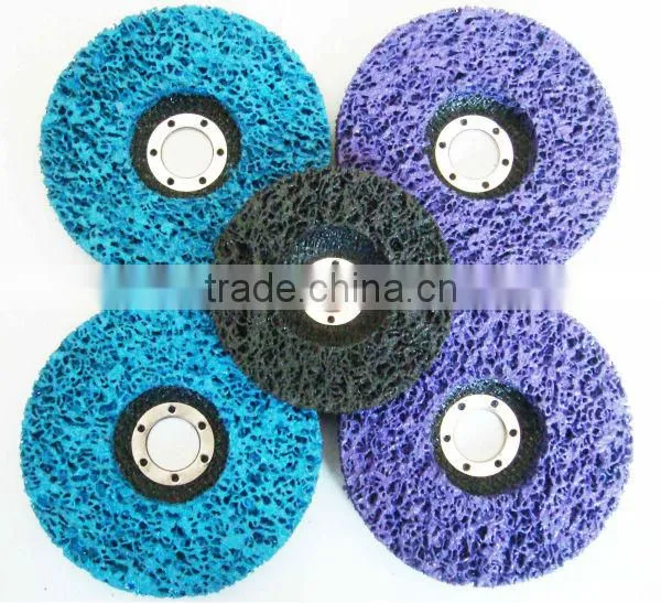 Black Coated Non-woven Cleaning Rust Abrasive Disc