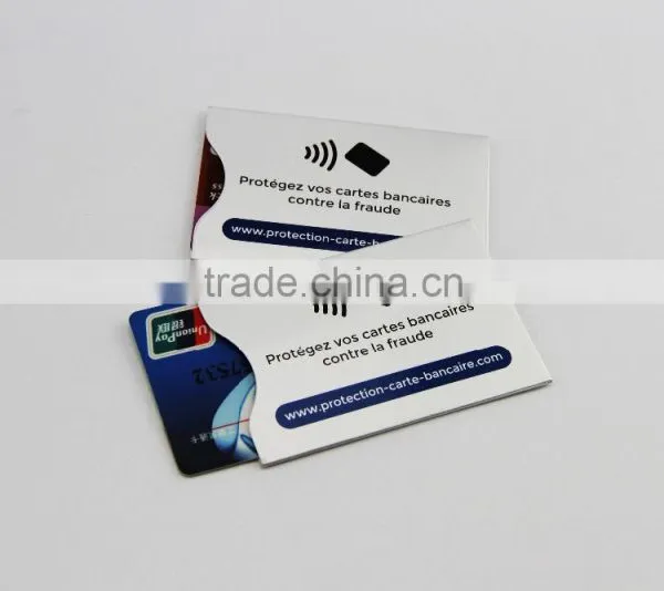 RFID Blocking Credit Card Secure Sleeve Protector Shields for ID / Payment Card photo-2