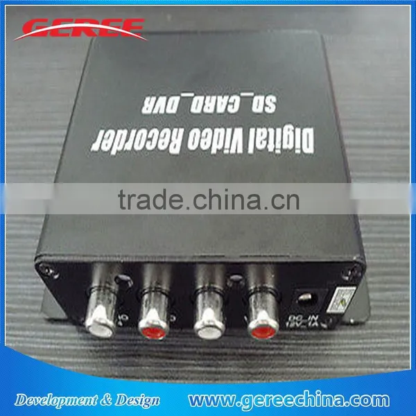 1 CH Audio Video SD Card DVR CCTV Camera Recorder With Motion Detection Record