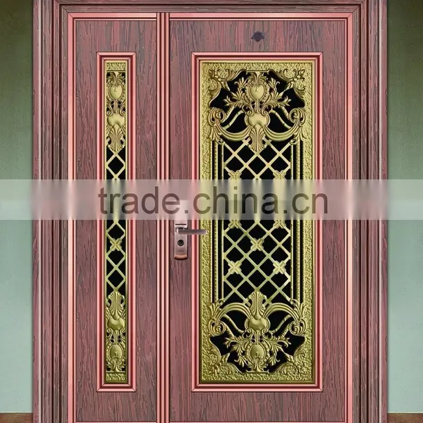 Residential Decorative Steel Seamless Doors Designs