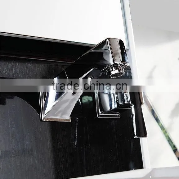 ROCH 8004 Top Quality Plywood Bathroom Vanity Manufactory With Stone Top photo-4