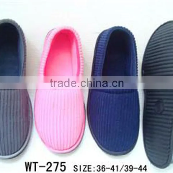 Pure Color Good Quality Cotton Girls Inddor Slipper Man Bathroom Slipper photo-2
