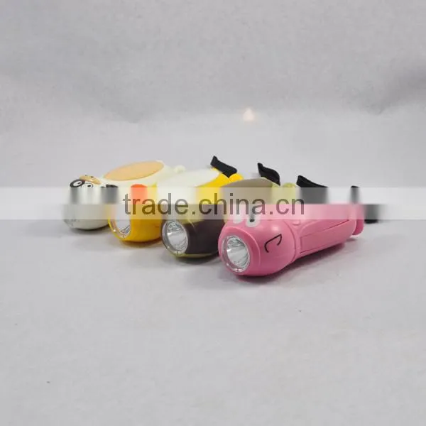 Cartoon Hand Crank Dynamo Flashlight photo-2