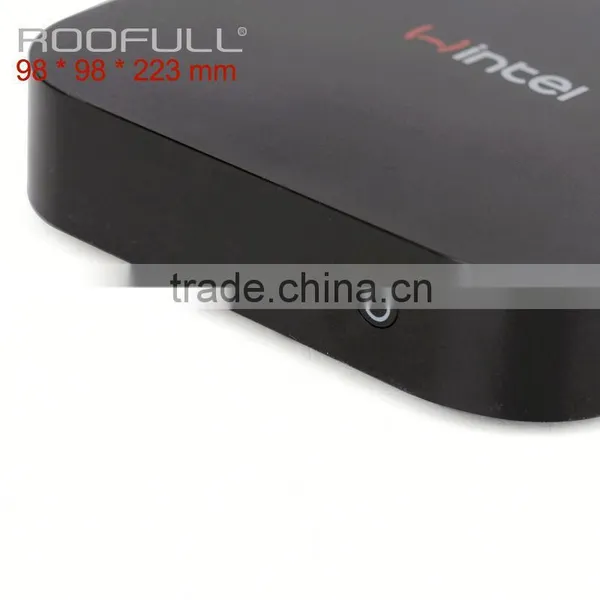 Roofull Wintel W8 Dual Intel Mini PC Win10 Android 4.4 Z3735F Quad Core 64Bit TV Box 2G/32G Bluetooth 4.0 W8 photo-4