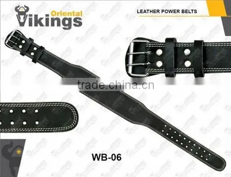 WEIGHT LIFTING LEATHER BELT