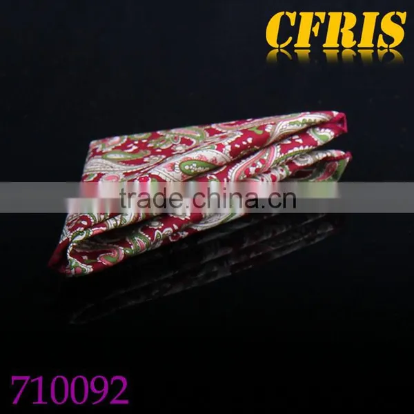 Paisely Custom Print Pocket Square photo-2