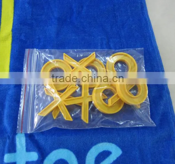 Reactive Printed Tic Tac Toe Game Towel/customer Printed Game Beach Towel XO Game Towel Printed Quality Choice photo-3