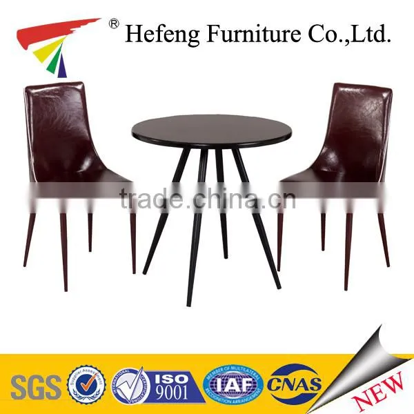 MDF and PVC Marterial Dining Room Table and Chairs photo-2