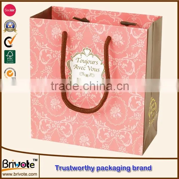 Factory Custom High Quality Shopping Paper Bag With Printing Logo Wholesale photo-2
