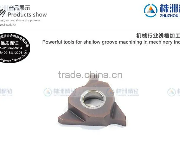 Threading external threaded insert
