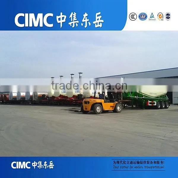 CIMC Dry Bulk Cement Tank Trailer Widely Used With Quality Air Compressor photo-6
