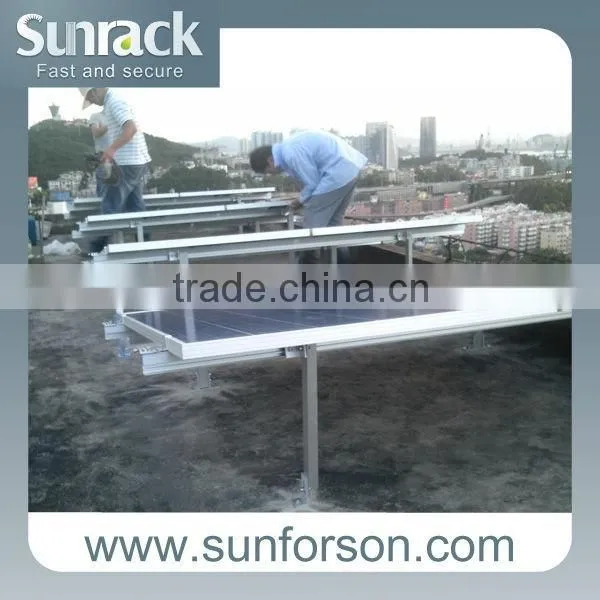 Ground Aluminium Profile for Solar Mounting Angle Fixed photo-2