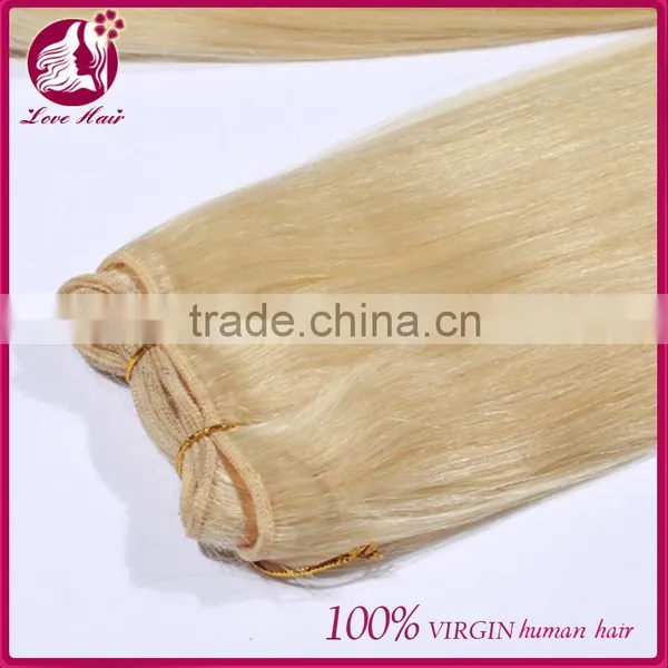 Clip in Sets Products 7pcs Clip in Human Hair Extensions 10"-26" Straight Blonde 6A Grade Human Hair Extensions photo-4