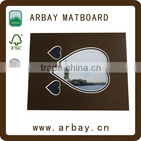 Promotional Gifts White Core 45 Beveled Cut Picture Paper Frame Album photo-3