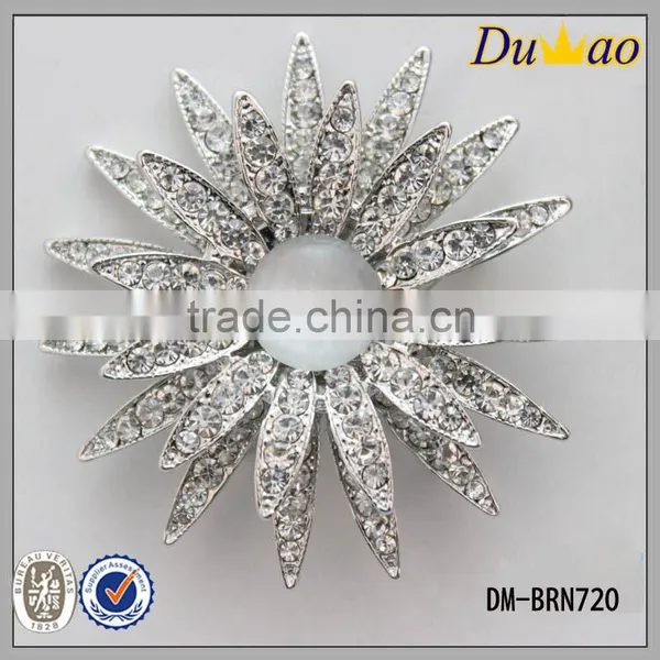 Colourful Brooch Metal Brooch Bulk Rhinestone Brooches photo-4