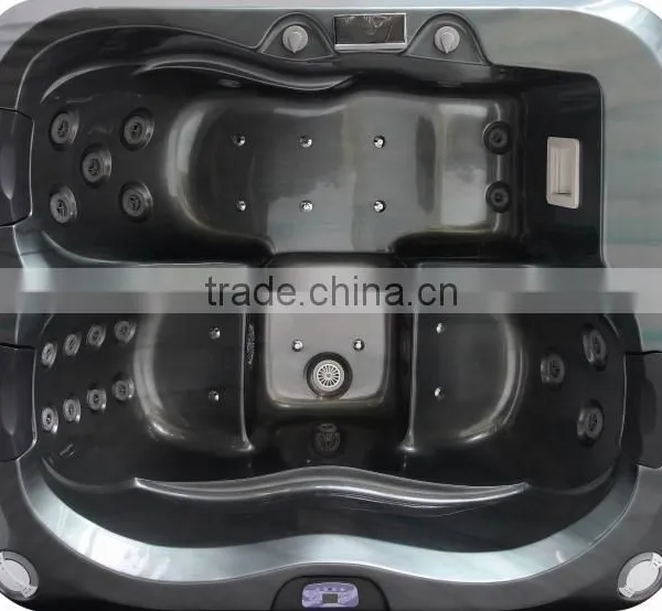 Hot Sale Family Garden Outdoor Massage Hot Spa Tub With Colorful Led Light photo-2