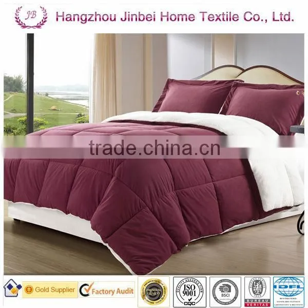 Microfiber Comforter Set/Sherpa Comforter Set/Lamb Comforter Set/Fleece Comforter Set