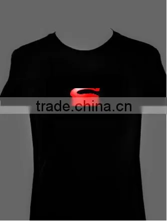 Superman Sound Activated Flash T-shirt With EL Light Panel photo-2