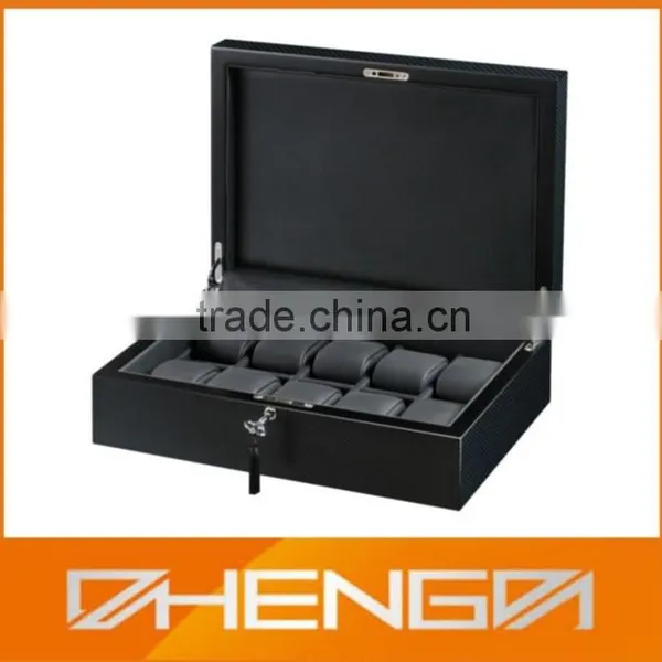 Best Sell Custom Made Brown Piano Finish Wooden Watch Packaging Boxes (ZDS-F218) photo-3