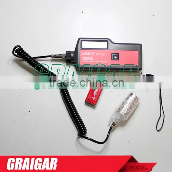 Vibrometer Portable LCD Vibration Analyzer Tester Meter UNI-T UT312 With Split Sensor Signal Wire & Sensor Measuring Instruments photo-3