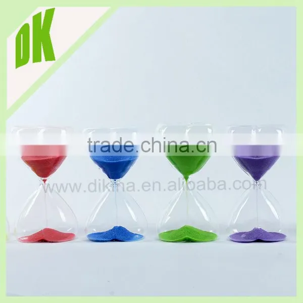 Mini Hourglass Sandglass Sand Clock Timer 5 Minutes / Wholesale Custom Glitter Sand Timer photo-2