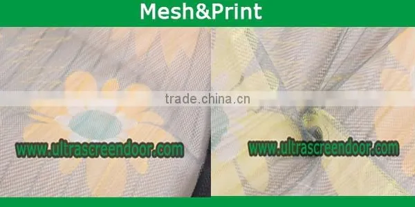 Micro Mesh Strong Magnet Screen Door Curtain With Heat Pressure Seaming photo-2