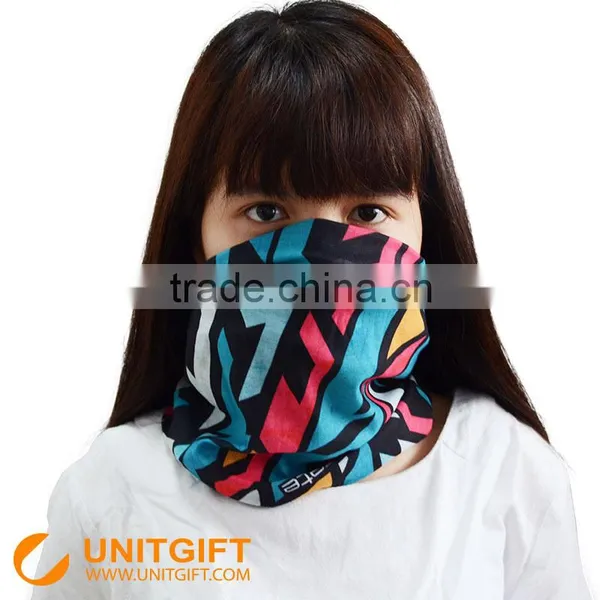 Screen Printed Seamless Tube Multifunctional Muslim Headwear photo-3