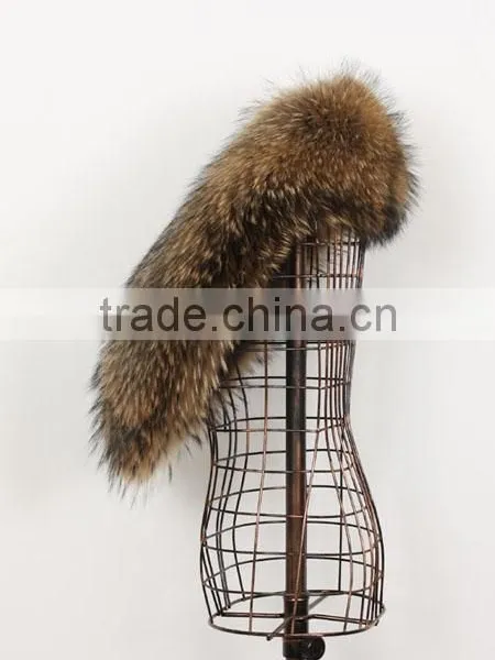 Lady's Soft Raccoon Fur Collar RC15 photo-3