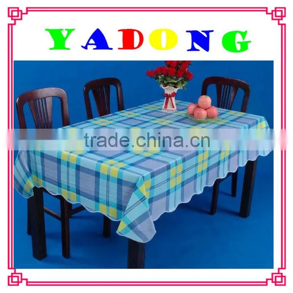 Waterproof PVC Table Cloth/PVC Polyester Table Cloth photo-3