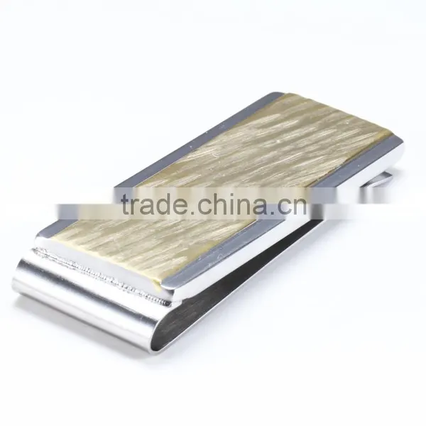 Promotional Custom Stainles Steel Carbon Fiber Money Clip