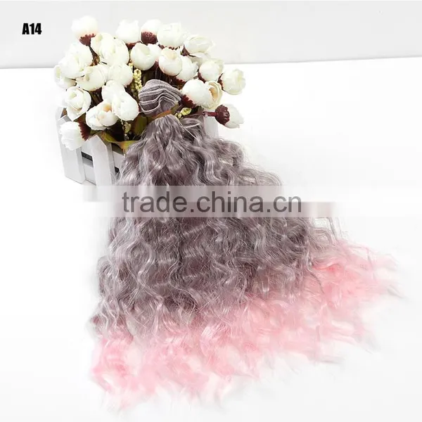 Natural Brown Curly Hair Weaving for Braiding photo-4