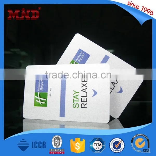 MDH146 Plastic NFC Rfid Magnetic Stripe Hotel Key Card photo-2