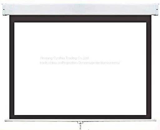wall mount screens manual screen with matte white fabric manual self lock screens with cheap price and best quality