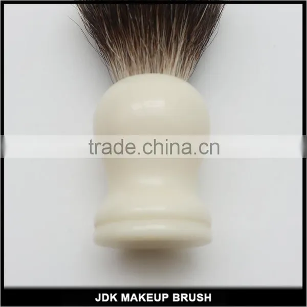 Milk White Color Resin Handle Silver Badger Hair Shaving Brush Wholesale Shaving Brushes Shaving Brush Knot photo-4