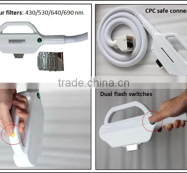 Multifunction 2016 Newest Ipl Skin Rejuvenation Machine Home/ipl 640-1200nm Multifunctional Machine 2 In 1 Machine Skin Care photo-5