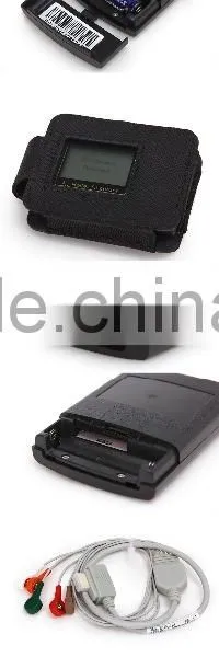 12-lead / 3 Channel Analysis System 72 Hours Recording Mini LCD Holter Monitor Ecg for Sale photo-3