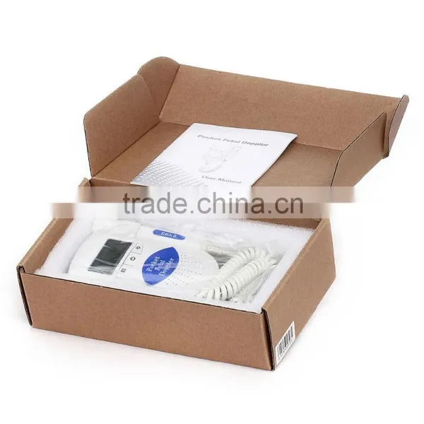 Fetal Heart Rate Monitor Type Pocket Portable Pregnant Low Price Color Ultrasonic Diagnostic Baby Heart Beat Fetal Doppler photo-6