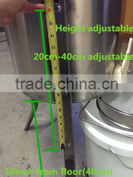 New Style Adjustable 4 Frames Manual Honey Extractor photo-2