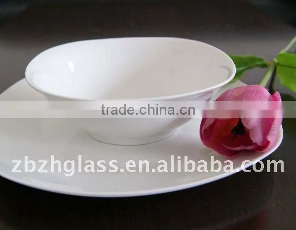 Ceramic Whiteware Dinnerware Set