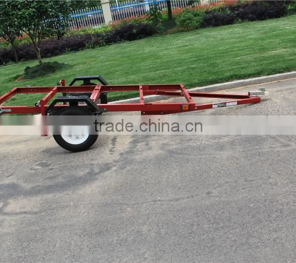 4x8 Powder Coated Folding Utility Trailer photo-5