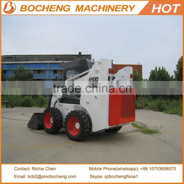 Chinese Cheap Wheel Skid Steer Loader 650D photo-5
